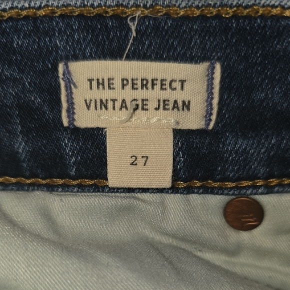 Madewell Ankle Cropped Blue Jeans - Picture 3 of 4